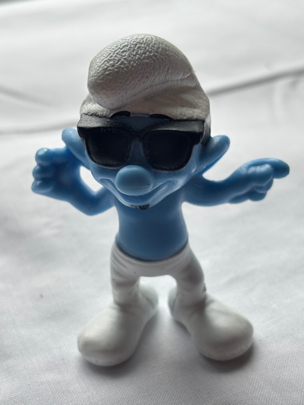 2013 McDonald's Happy Meal The Smurfs 2 Movie Figurine - #10 Smooth Smurf